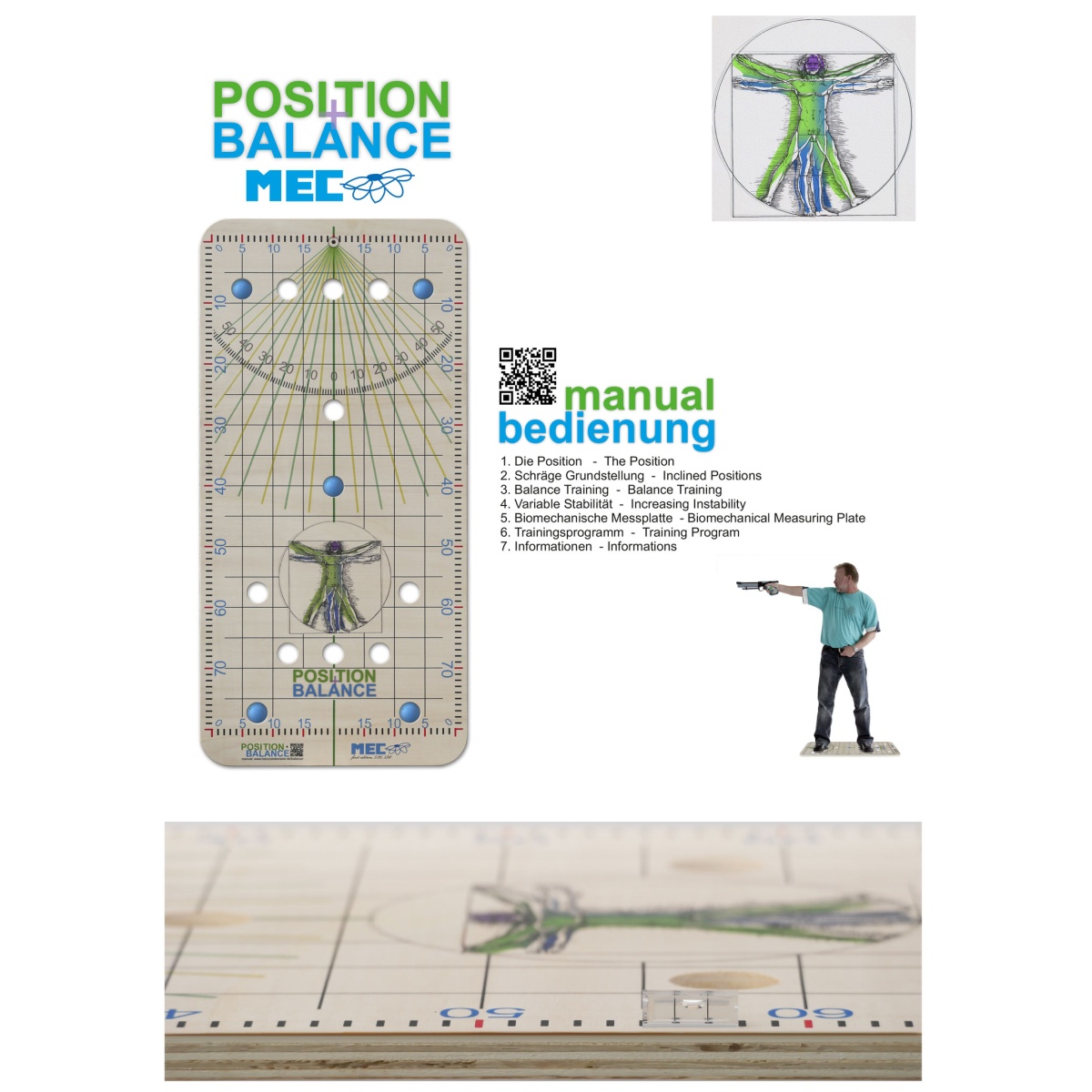 MEC Balance Board Sport Shooting Depot