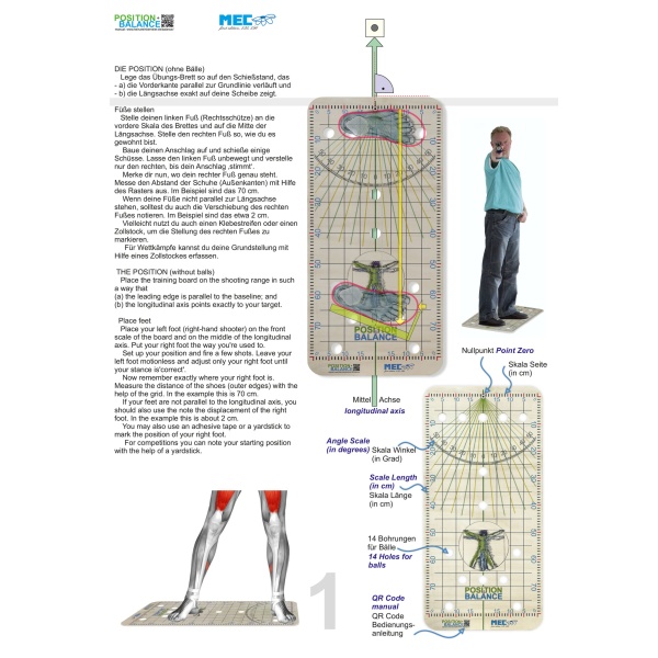 MEC Balance Board Sport Shooting Depot