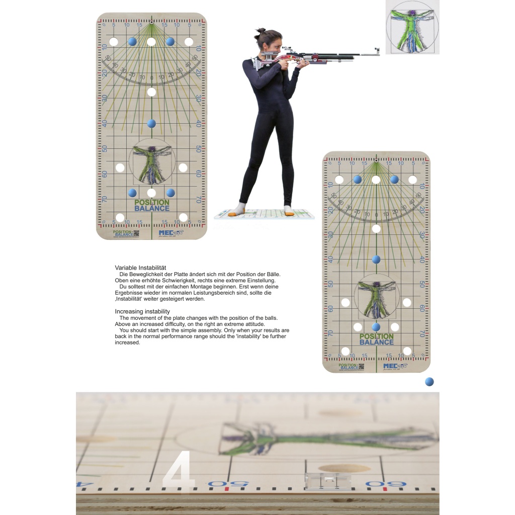 MEC Balance Board Sport Shooting Depot