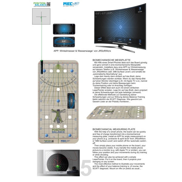 MEC Balance Board Sport Shooting Depot