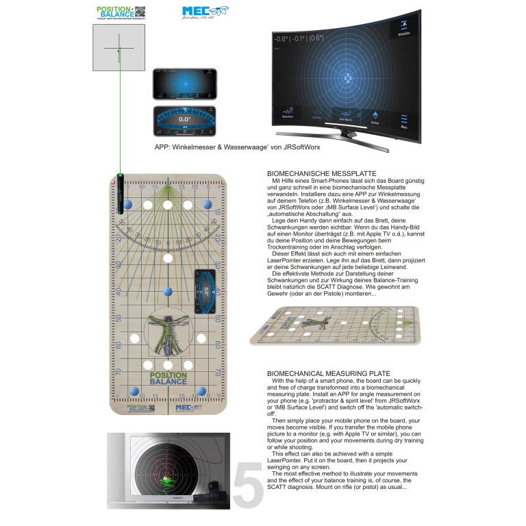 MEC Balance Board Sport Shooting Depot