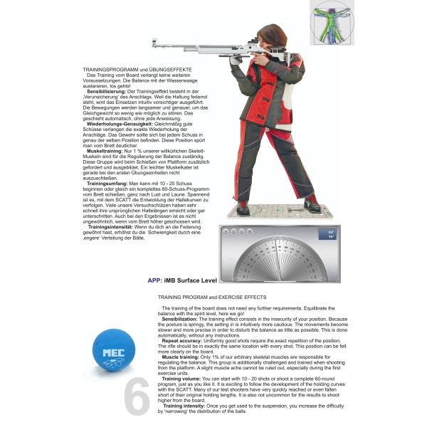 MEC Balance Board Sport Shooting Depot