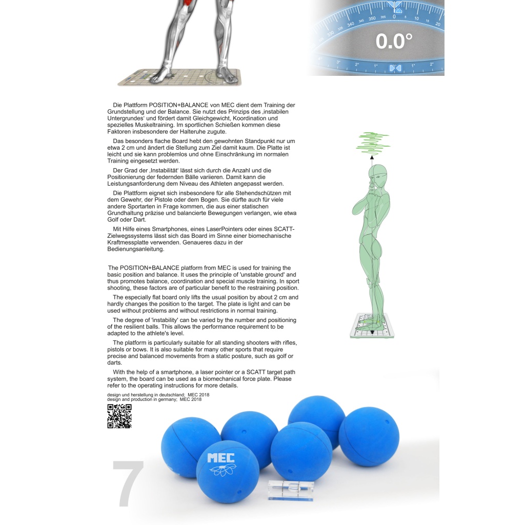 MEC Balance Board Sport Shooting Depot