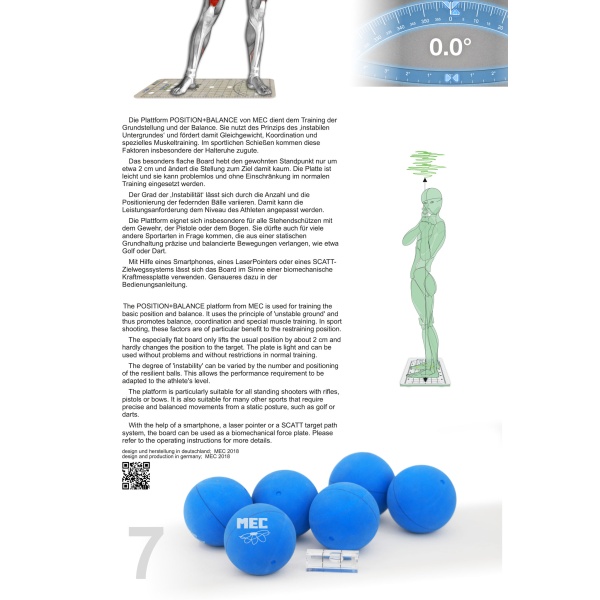 MEC Balance Board Sport Shooting Depot