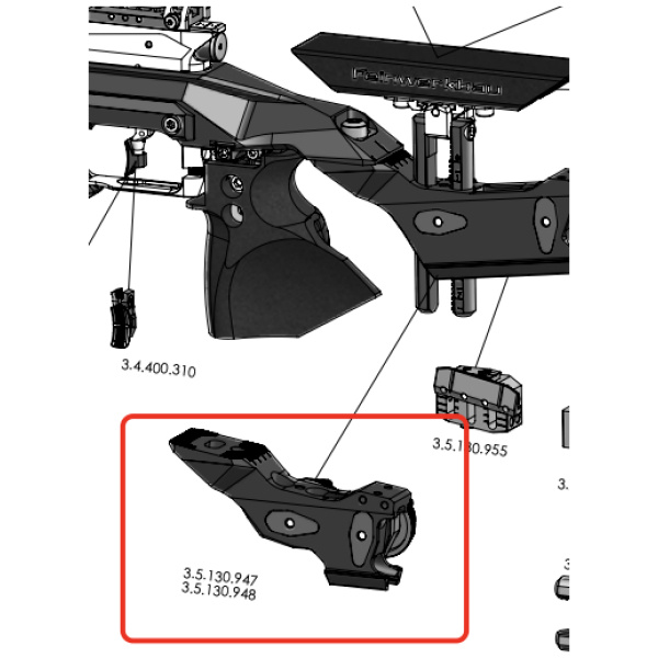 Shortened Butt stock 900/2800